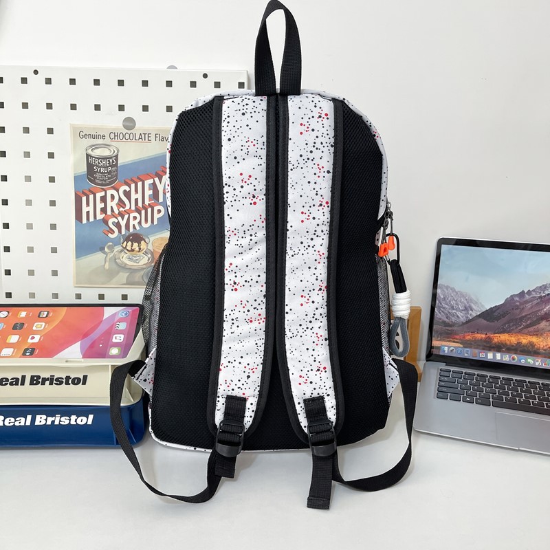 New high-appearance-level InS-style schoolbag for couples, casual, simple, lightweight, commuting, fashionable and versatile, large-capacity backpack Specification drawing