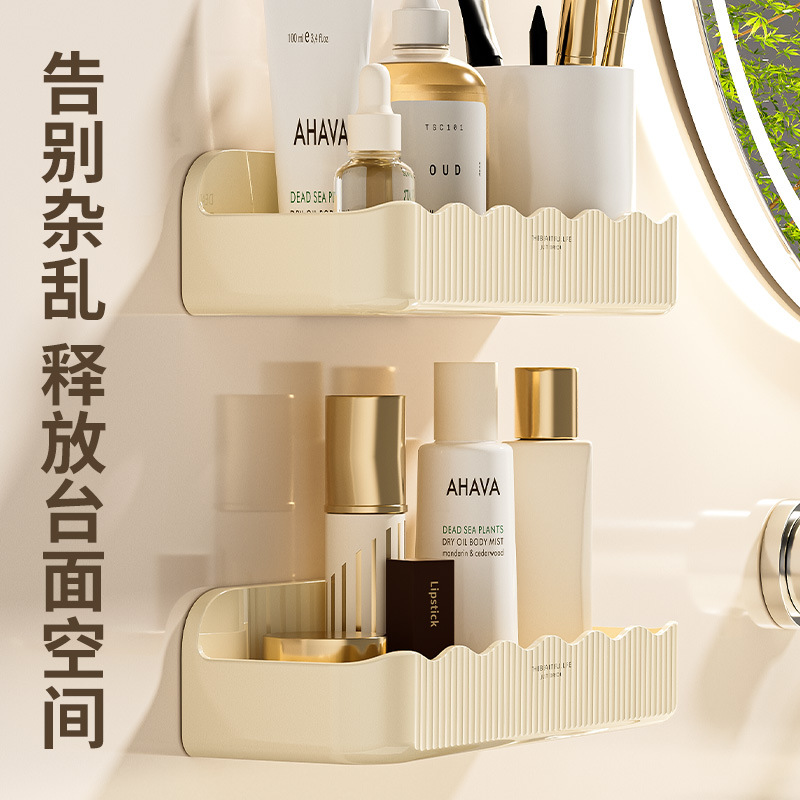 L87- Mousse Storage rack, bathroom, no need for drilling, wall-mounted storage rack, toilet, bathroom, washbasin, washbasin Item Picture