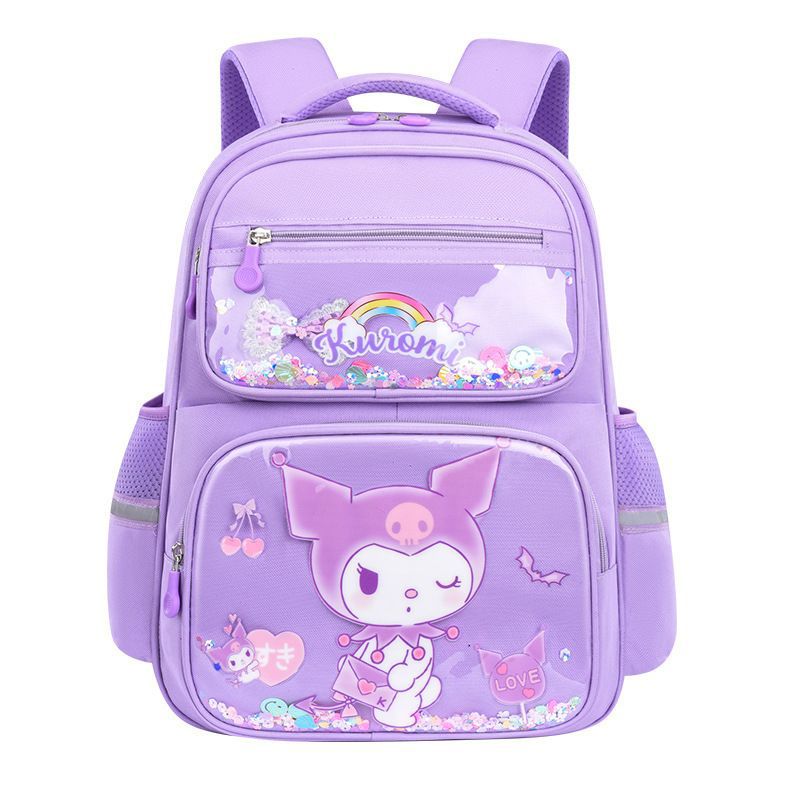 The new Kulomi cartoon backpack is a portable back-protecting large-capacity water-resistant backpack that is simple and versatile Item Picture