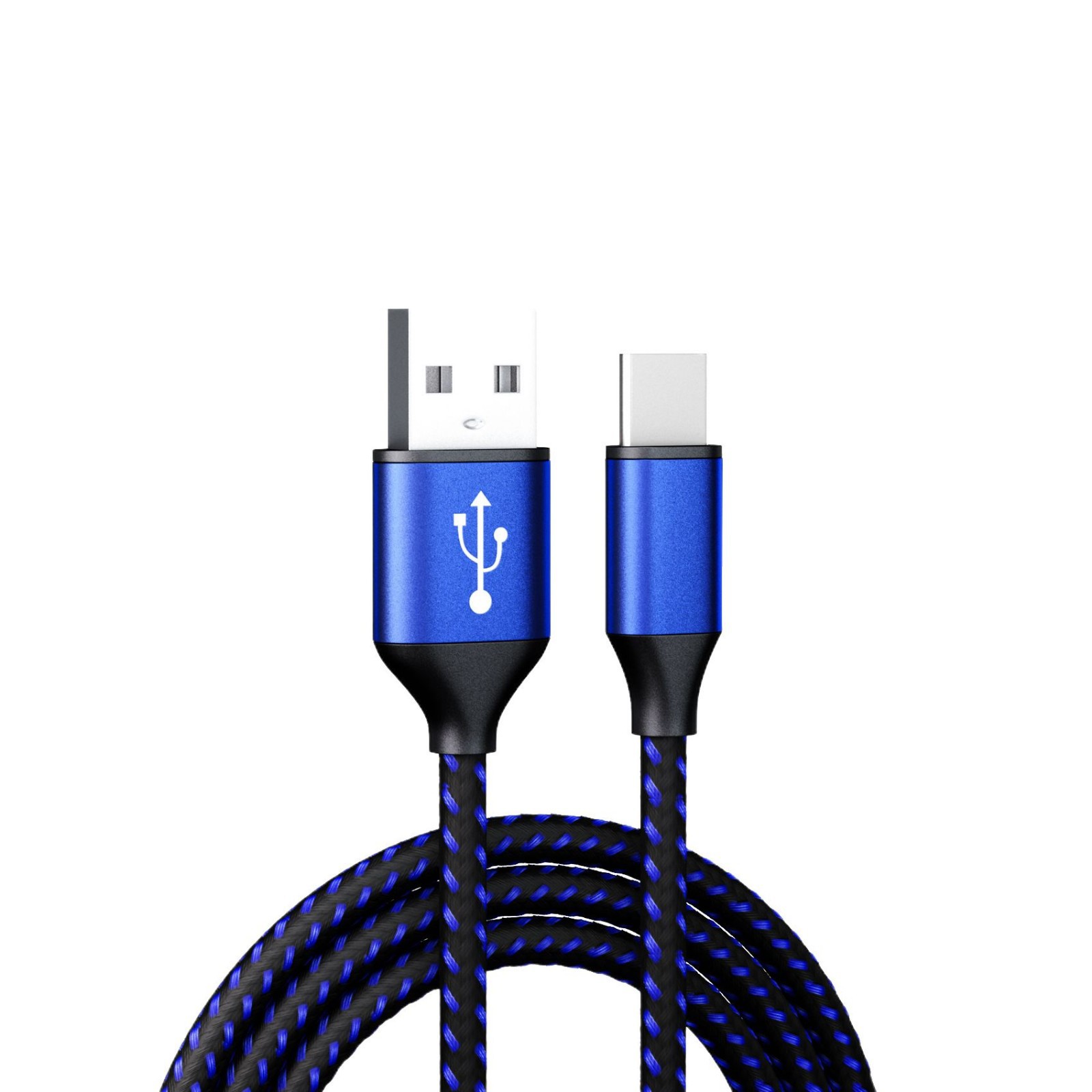 Wholesale of extended mixed-color braided fast charging Android type-C data cables and USB charging cables suitable for Apple Item Picture