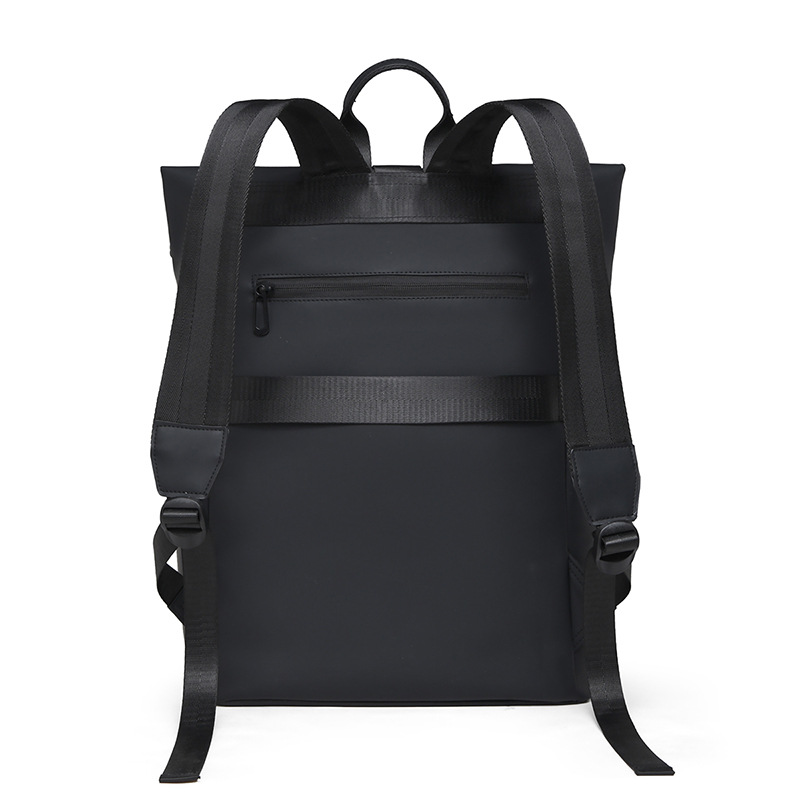 New trendy casual backpack for men, large-capacity fashionable computer backpack, water-resistant, with a handle box and backpack Specification drawing