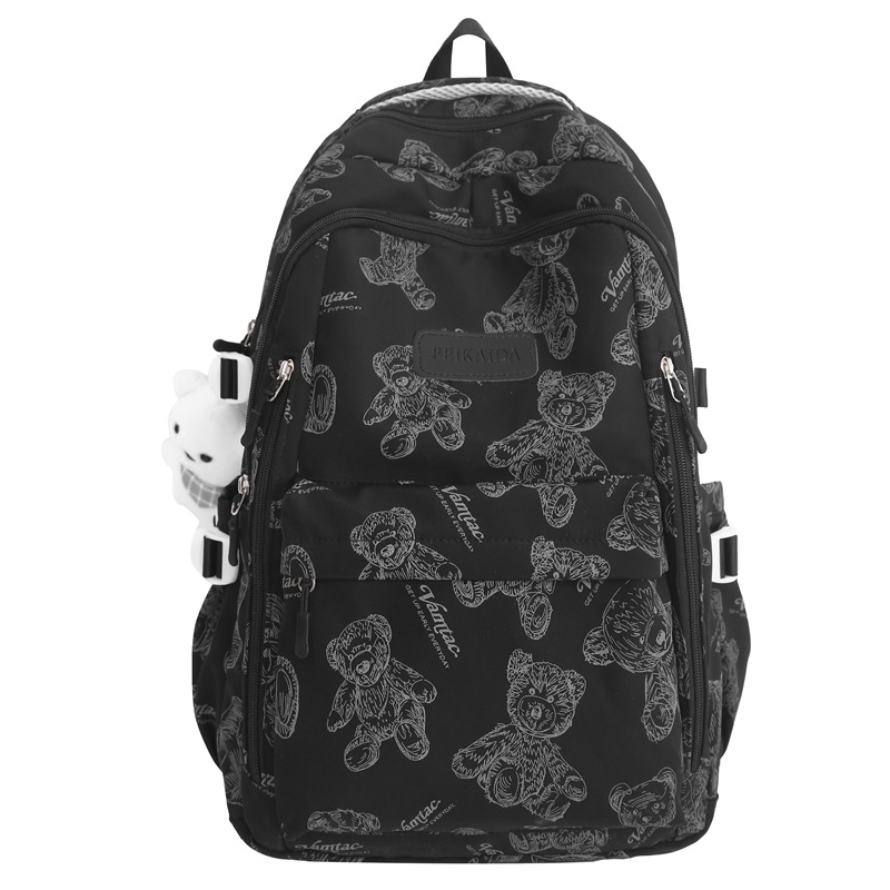 Schoolbag for female primary school students, high appearance level, large capacity backpack for grades three to six, cute graffiti, middle school student backpack Item Picture