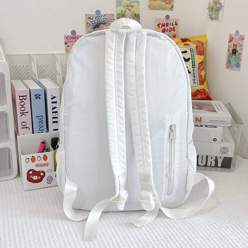 Cute girl bow backpack 2024 back-to-school season New small backpack for girls and children's tutorial classes Specification drawing