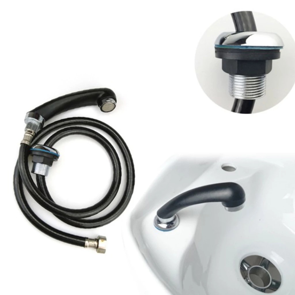 Hair washing bed, shower head, salon, washbasin, hose, hair salon, barber shop, shower head, bed faucet, hair salon faucet, nozzle Specification drawing