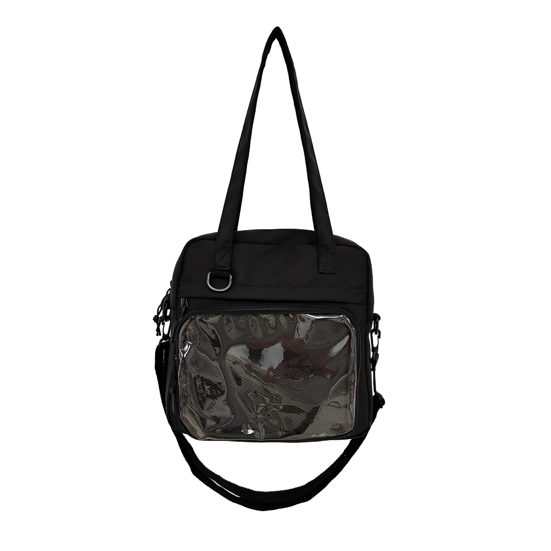 Japanese-style pain bag, 2D girl single-shoulder bag, new transparent student commuting and after-school bag, large-capacity backpack Item Picture