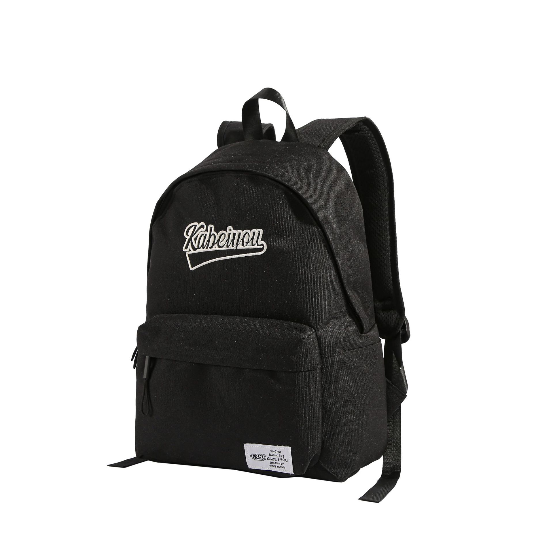 New school bag for primary school students, American retro school style, simple and elegant middle school backpack with multiple compartments and contrasting colors Item Picture