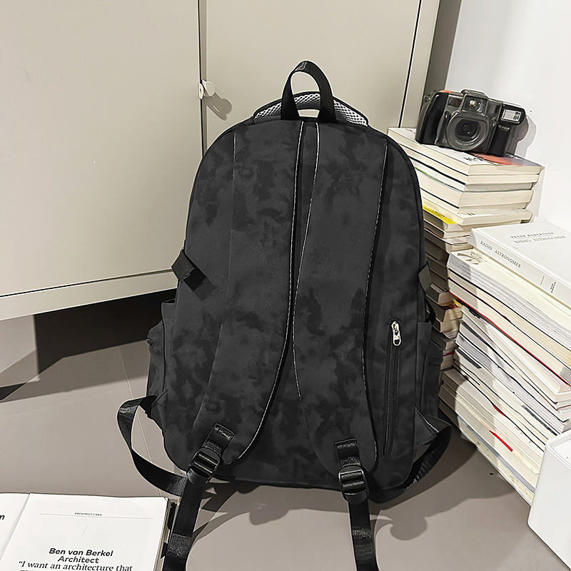 New schoolbag for men: High appearance level, Korean style, trendy, large capacity, dirt-resistant, multi-layered backpack for junior and senior high school students, and for women Specification drawing