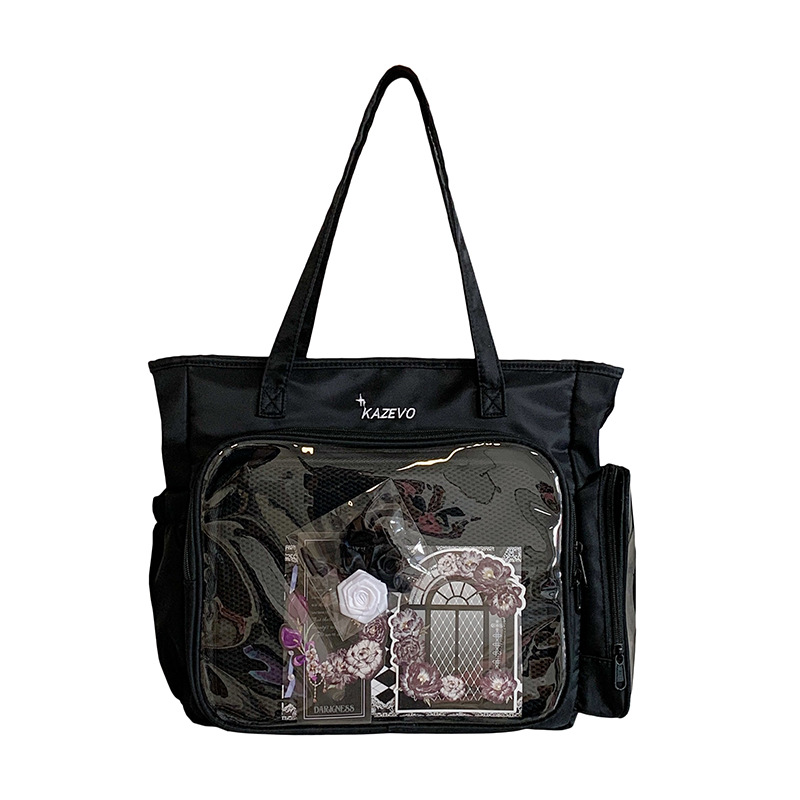 2025 New stylish and cute backpack, casual large-capacity tote bag, crossbody bag, Japanese-style versatile single-shoulder pain bag Item Picture