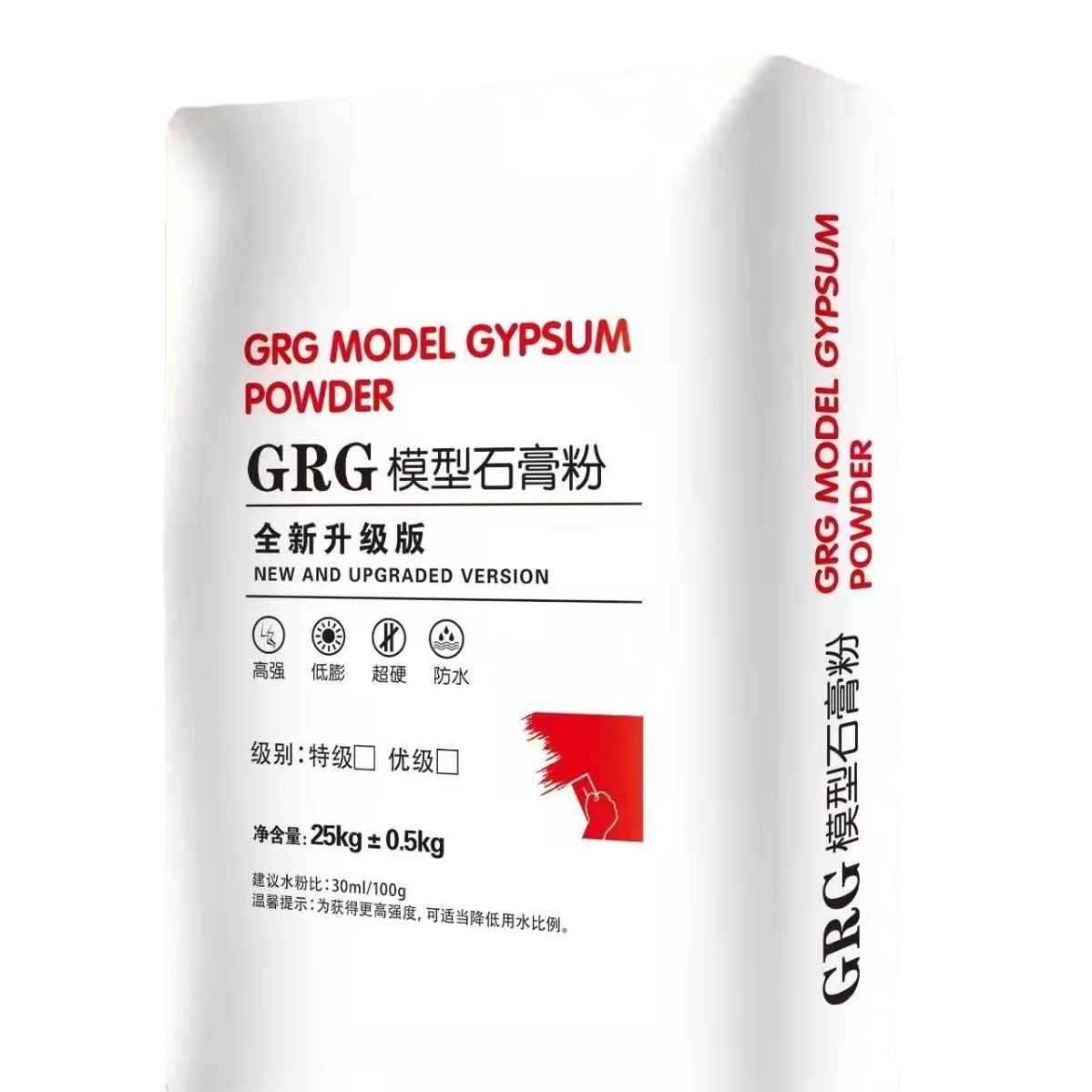 Ultra-white, ultra-fine, low-expansion GRG high-strength gypsum powder Item Picture
