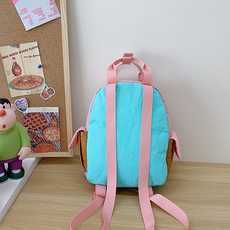 New fashionable and versatile backpacks, cute cartoon and anime light backpacks for college students, and cute schoolbags for kindergartens Specification drawing