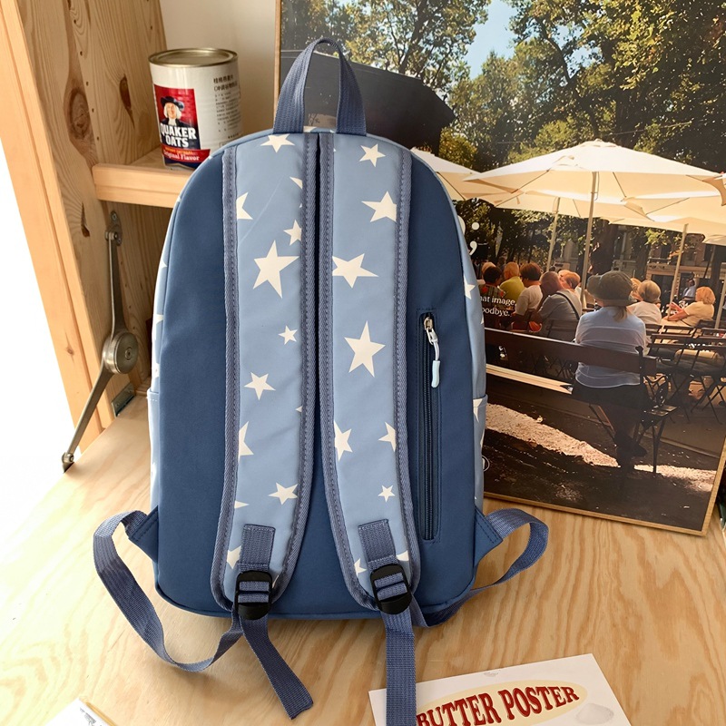 The new summer schoolbag is in the style of Harajuku for middle school birthdays, a fresh and light backpack, and a forest-themed college student travel backpack Specification drawing
