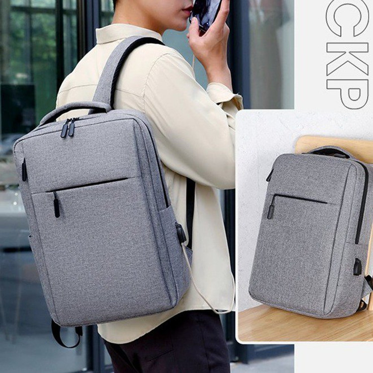 New men's large-capacity backpack, multi-functional backpack, business computer bag, usb charging backpack details Picture