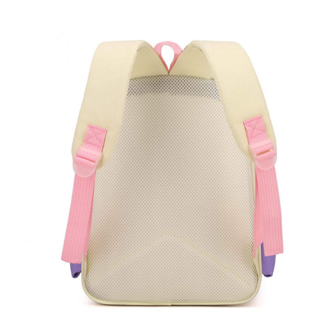 A new cartoon, sweet and cute, casual, simple and lightweight commuting backpack for girls in grades 3 to 6 Specification drawing
