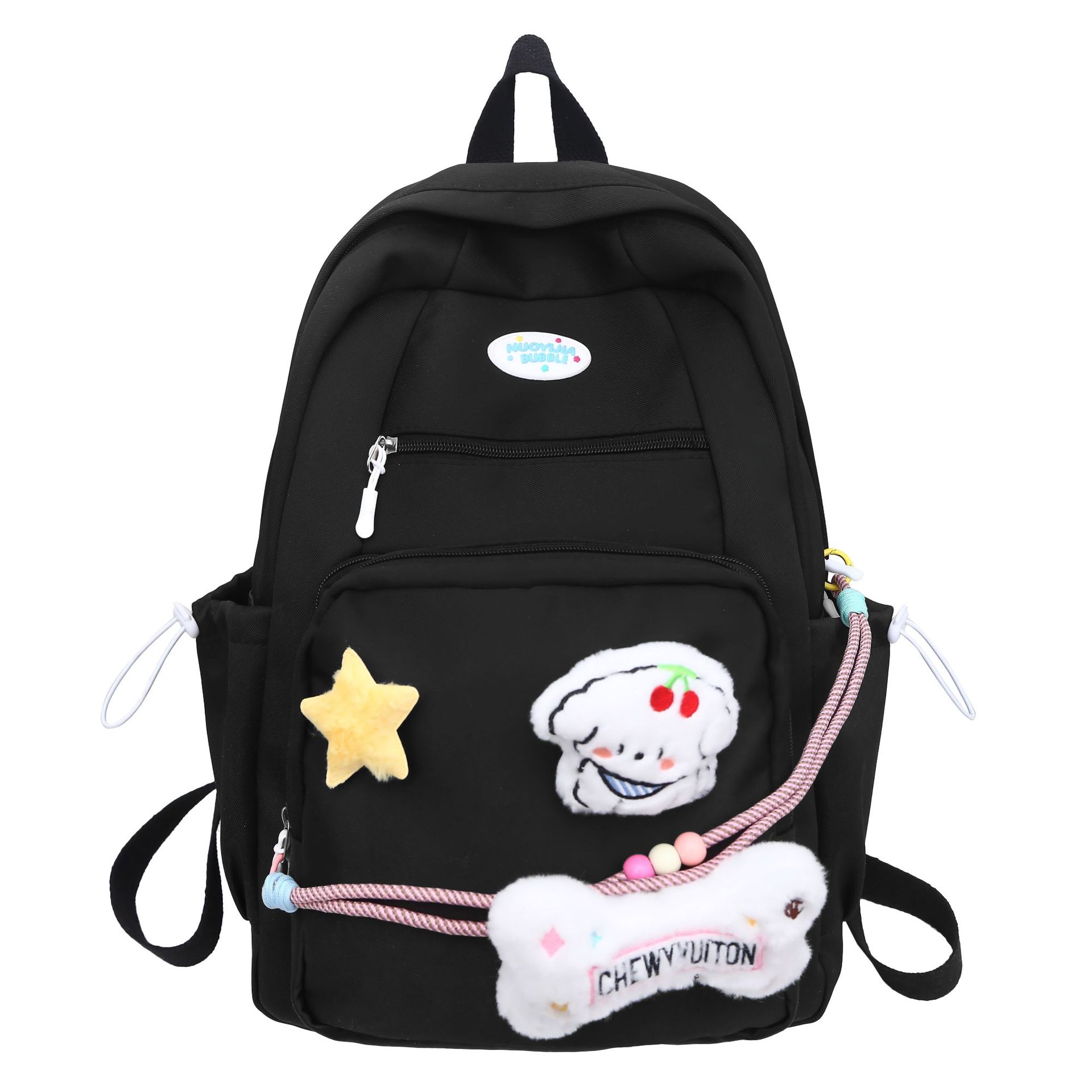 Versatile and sweet schoolbag for junior and senior high school students, detachable pain bag, large-capacity backpack, lightweight and fashionable spring outing backpack Item Picture