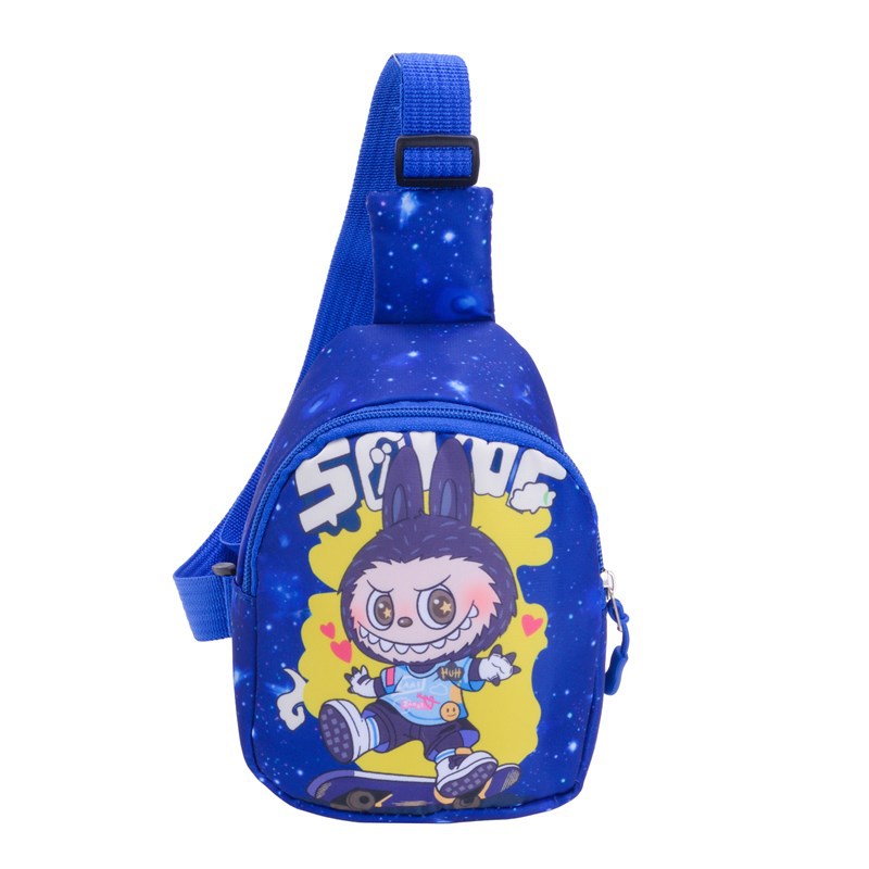 2025 New children's bags, cute cartoon coin purse crossbody bag for boys and girls, outdoor casual trendy chest bag Item Picture