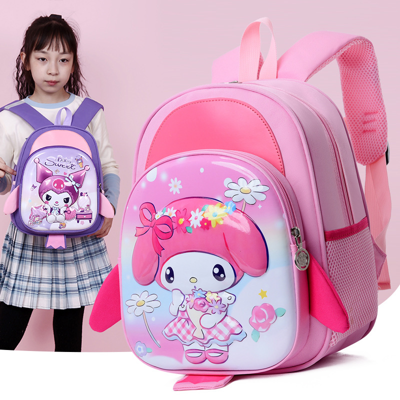 2025 New kindergarten Cartoon Kulomi Melody schoolbag Children 's girls cute 3-5-6 years old backpack Application Scenario