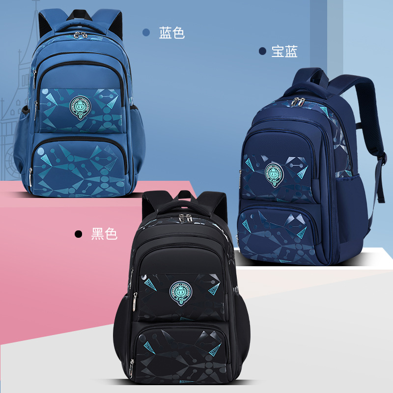 New style of primary school schoolbag Korean casual children bag 1-3-6 grade side refrigerator style student backpack details Picture