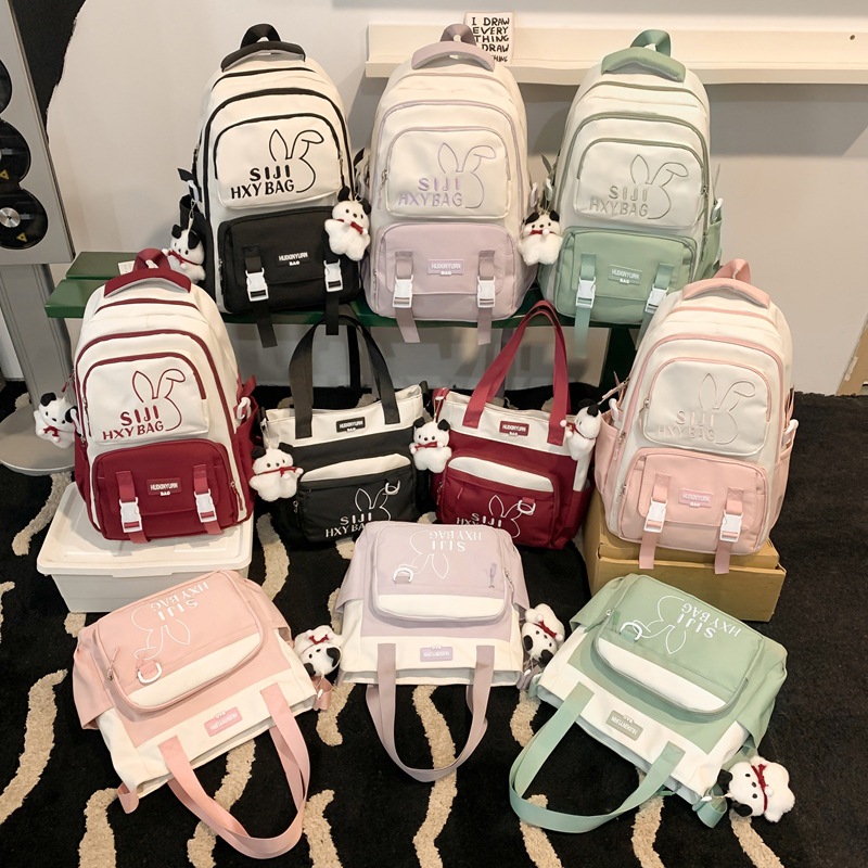 Cross-border tutorial bags, schoolbags for girls, backpacks for primary school students, lightweight for grades three to six, large capacity for junior high school students' shoulders Application Scenario