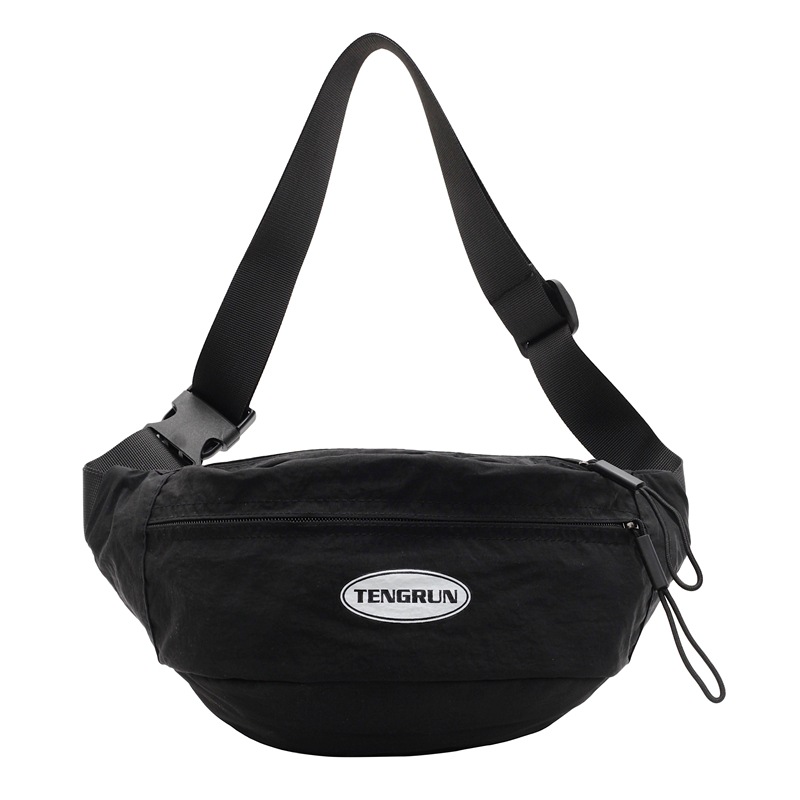 Spring casual chest bag, men's trendy crossbody bag, lightweight phone bag, student Japanese-style sports small backpack, single-shoulder bag Item Picture