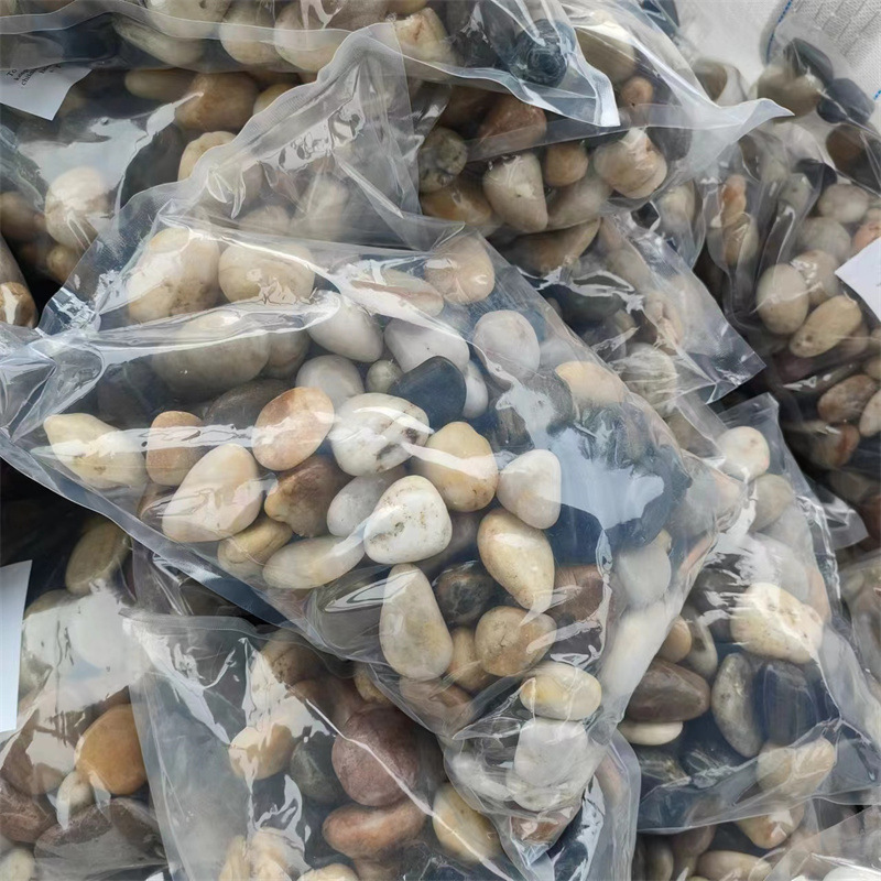 Black rain flower stones, small pebbles for paving, large stones, white soft pebbles, warm pebbles, courtyard and garden stones full figure