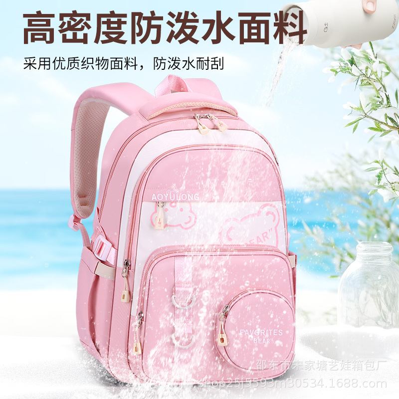 Primary school campus series large-capacity schoolbags, casual and lightweight backpack for junior and senior high school students, children's schoolbags Application Scenario