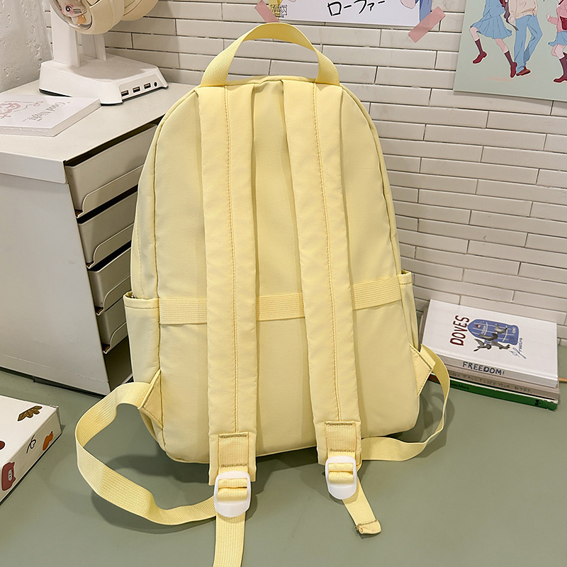 Summer new schoolbag: Korean-style Instagram sweet girl transparent pain bag, high appearance level, backpack for junior and senior high school students Specification drawing