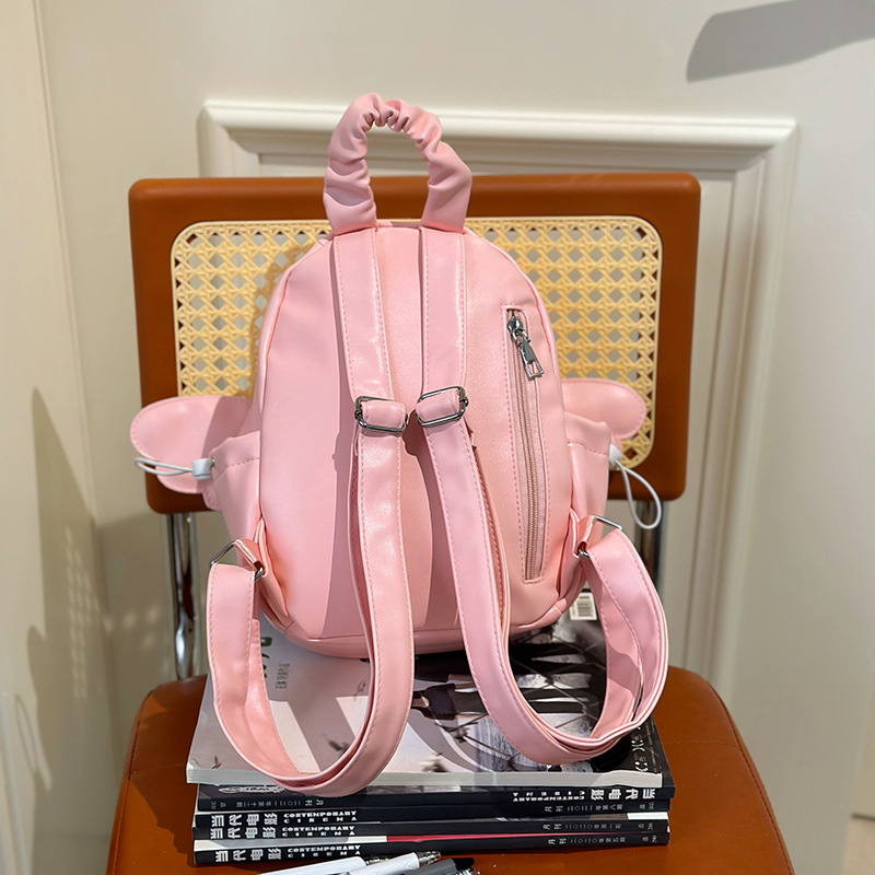 New niche design, sweet girl's unique shopping backpack, ballet style, cute star wings, adorable baby travel backpack Application Scenario