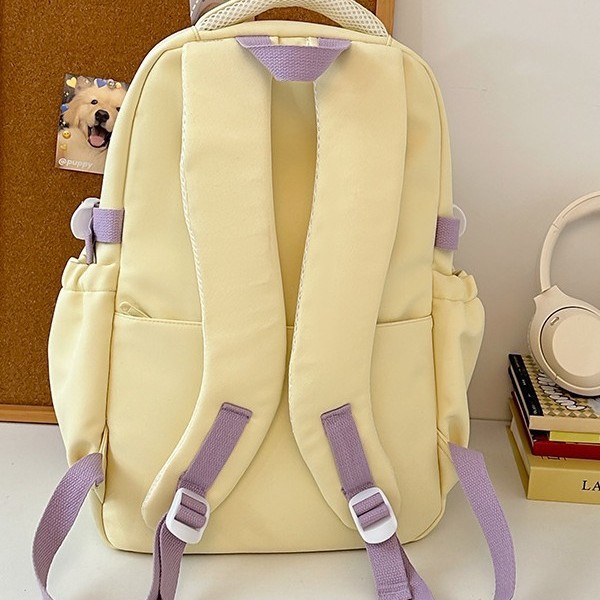 2025 New large-capacity multi-compartment schoolbag, sweet girl tutoring bag, high appearance level, college style Korean backpack Application Scenario