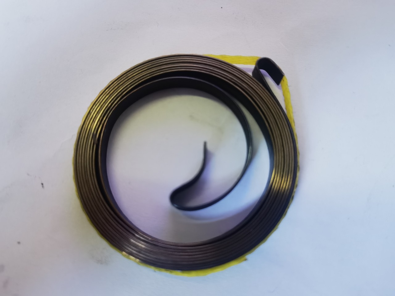 Gx160 start the pull plate spring flat turbine coil spring spring Specification drawing