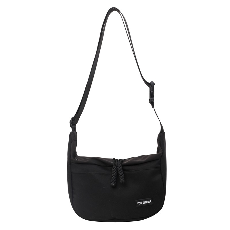 Large-capacity canvas bag for women, 2025 new spring and summer versatile single-shoulder casual crossbody bag, high-end commuting dumpling bag Item Picture