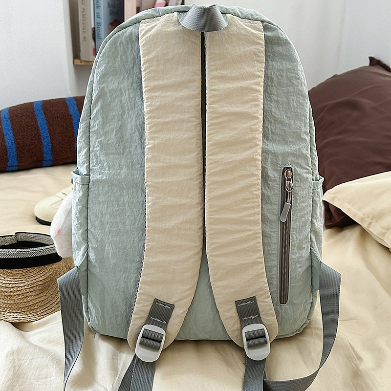 New multi-color, pleated, lightweight outdoor sports soft backpack with high appearance level and girlish heart travel small backpack Specification drawing