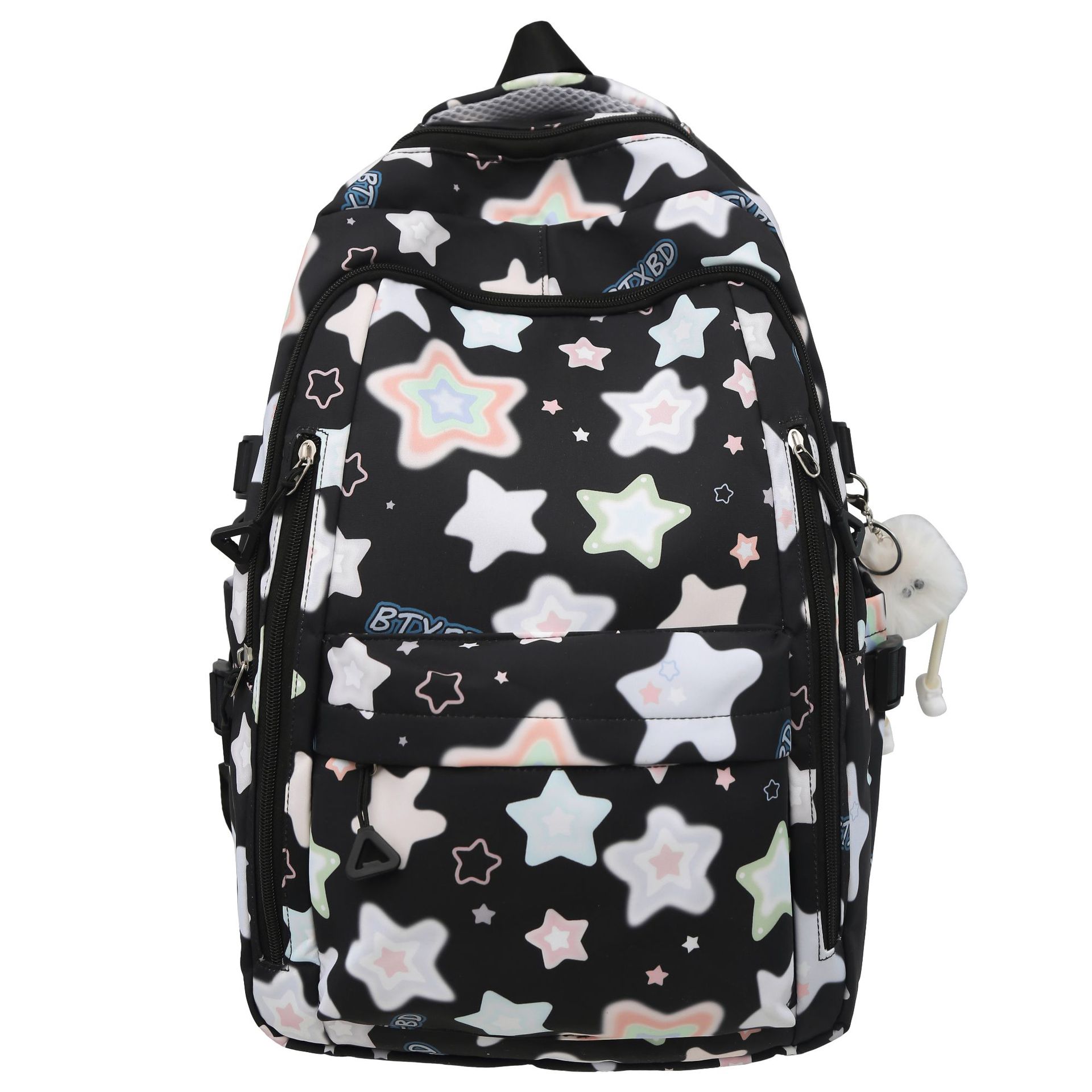 Korean-style schoolbags for female college students with a niche design sense, high school students with a high appearance level backpack, and middle school students with a campus style backpack Item Picture