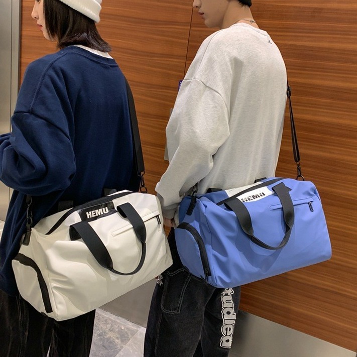 Trendy single-shoulder bag for couples, large-capacity dry and wet separation travel bag, sports and fitness, women's yoga crossbody bag details Picture