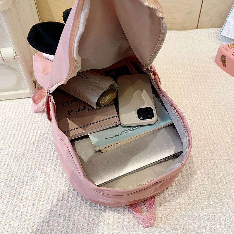 The new Korean version of the cute cartoon backpack on Instagram is a casual back-to-school bag for primary school students and a backpack for first grade make-up classes and outings Application Scenario