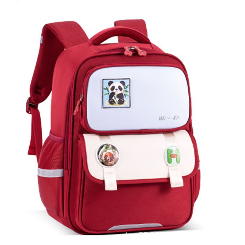 2024 New primary school backpack for boys and girls 1-3-6 grade lightweight, spine support, large capacity children's British backpack Item Picture