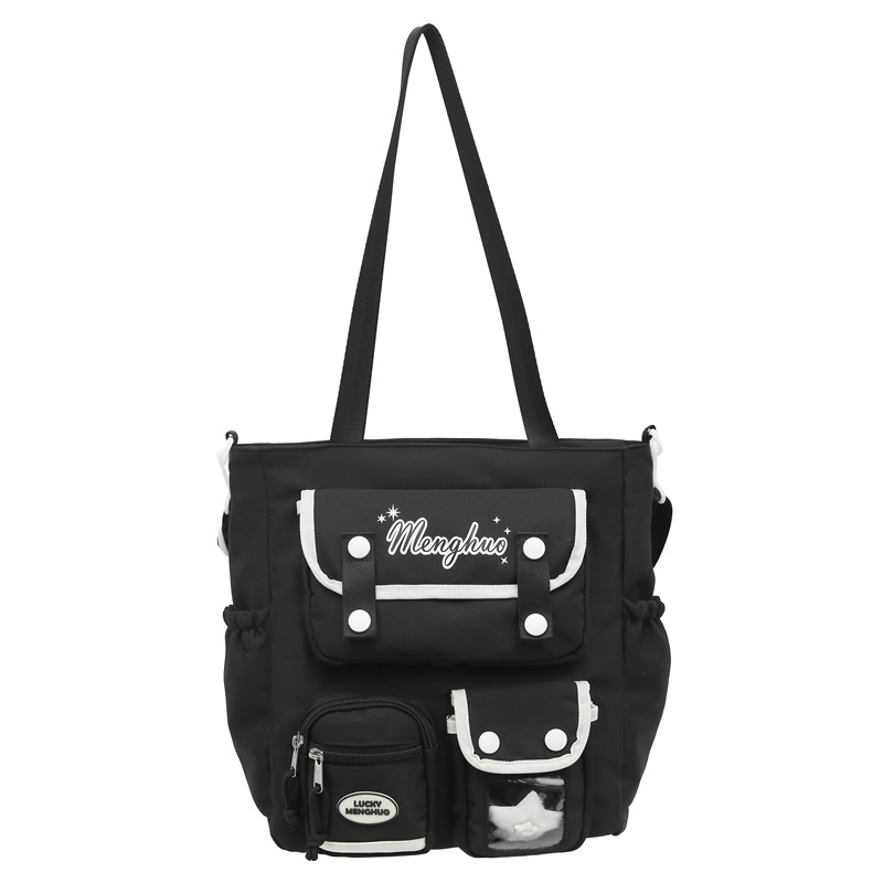 Korean version of ins large-capacity backpack, niche design, casual, versatile and fashionable single-shoulder bag, class commuting and tutorial backpack Item Picture