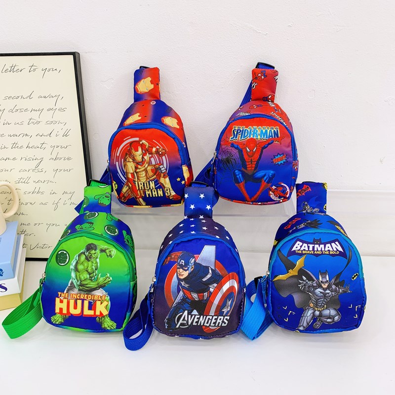 This year's new styles of children's bags, boys' and girls' fashionable cartoon coin purses, crossbody bags, outdoor casual small backpacks and chest bags full figure