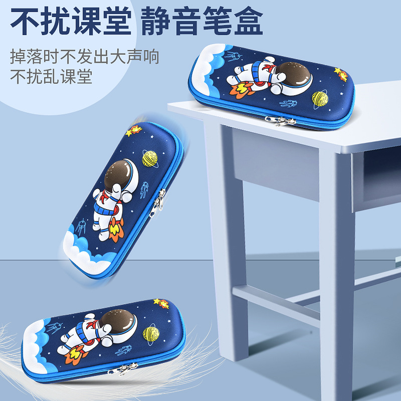 EVA cartoon pen case, stationery box, primary school and children's pen case, cute pencil case, student pen case, storage marker pens Application Scenario