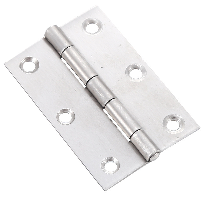 Mini hinged stainless steel gift box, kitchen door and window folding movable leaf, household hardware accessories, micro hinge Item Picture