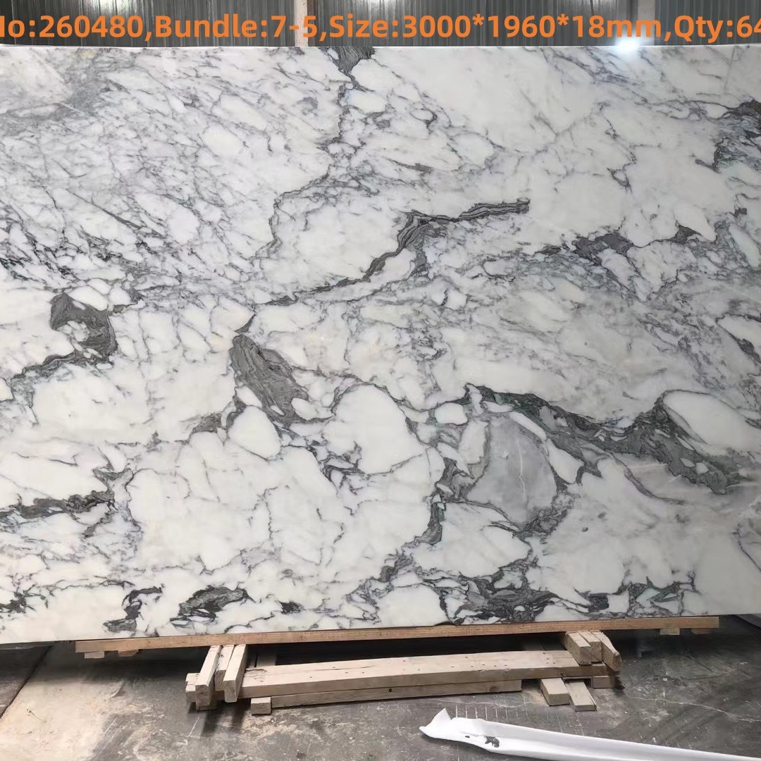 Large white natural marble tabletop, coffee table surface, marble countertop panel, villa background wall, exterior stone Specification drawing