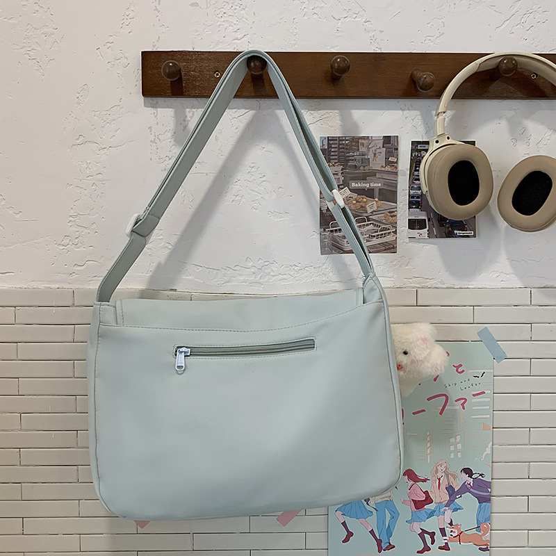 Summer new large-capacity college style sweet and cool girls crossbody bag, high appearance level ballet style girls' single-shoulder bag Specification drawing