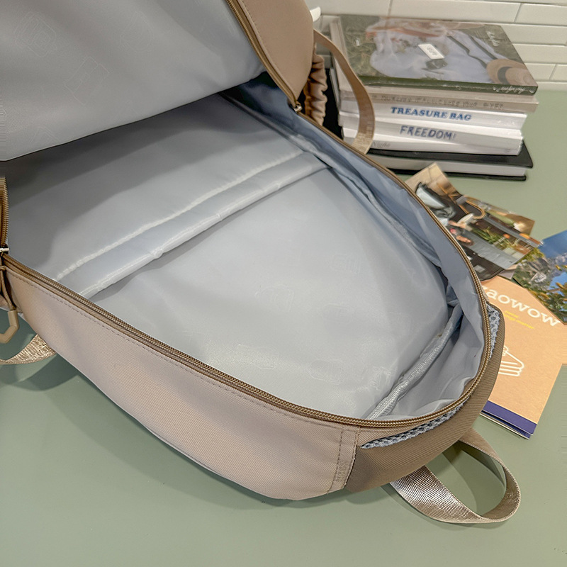 2025 New large-capacity multi-compartment backpack in Korean style, InS-style forest style, versatile backpack, simple tutorial bag Application Scenario