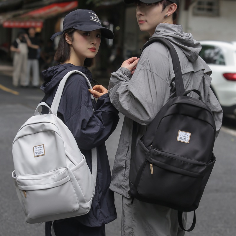 A simple Instagram backpack for girls, a large-capacity campus backpack for junior and senior high school students, and a lightweight backpack for college students details Picture