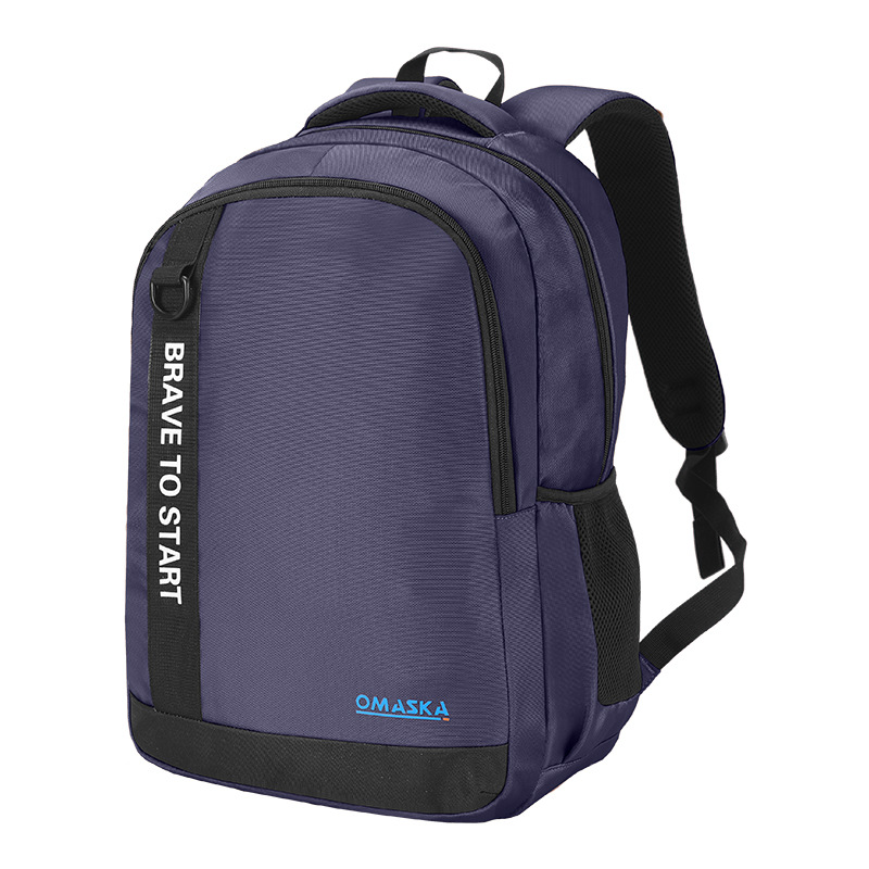 【 Customization 】Omaska Cross-border High-end Business and Leisure Backpack, large-capacity Outdoor sports and Leisure Backpack for men details Picture