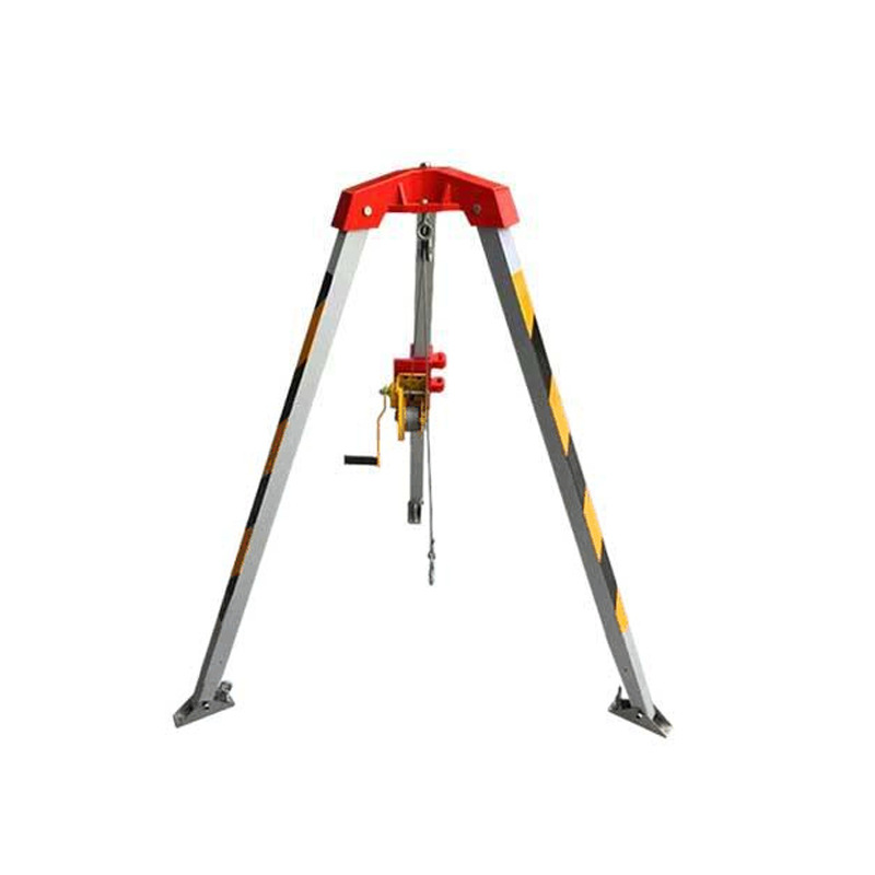 紧急救援三脚架可伸缩铝合金井口 消防救援三脚架细节图
