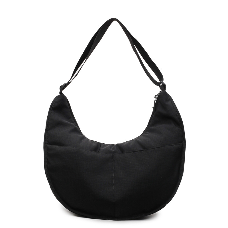 A niche Japanese ins crossbody bag with a large capacity, a casual dumpling bag, a simple and versatile new commuter single-shoulder tote bag Item Picture