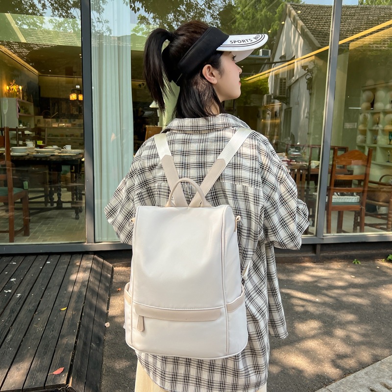2025 New anti-theft design versatile backpack, Japanese ins commuting backpack, simple and casual large-capacity schoolbag details Picture