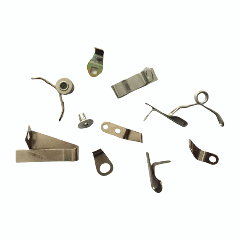 Stainless steel small spring pieces, thin sheets, multi-specification metal contact pieces, copper-manganese steel spring pieces, lithium battery stainless steel spring pieces Item Picture