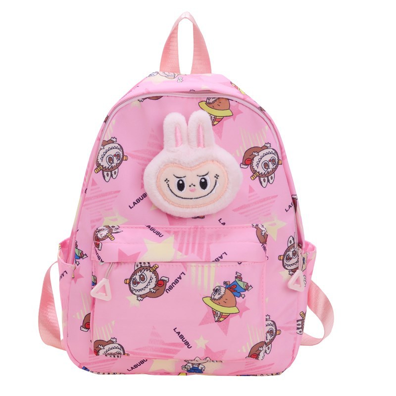 A new large-capacity backpack for kindergarten and primary school students with cute cartoon and fashionable printed patterns Item Picture
