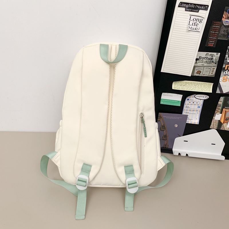 New Chinese-style national style backpack, forest-themed artistic commuting schoolbag, simple and versatile embroidery travel backpack for women Specification drawing